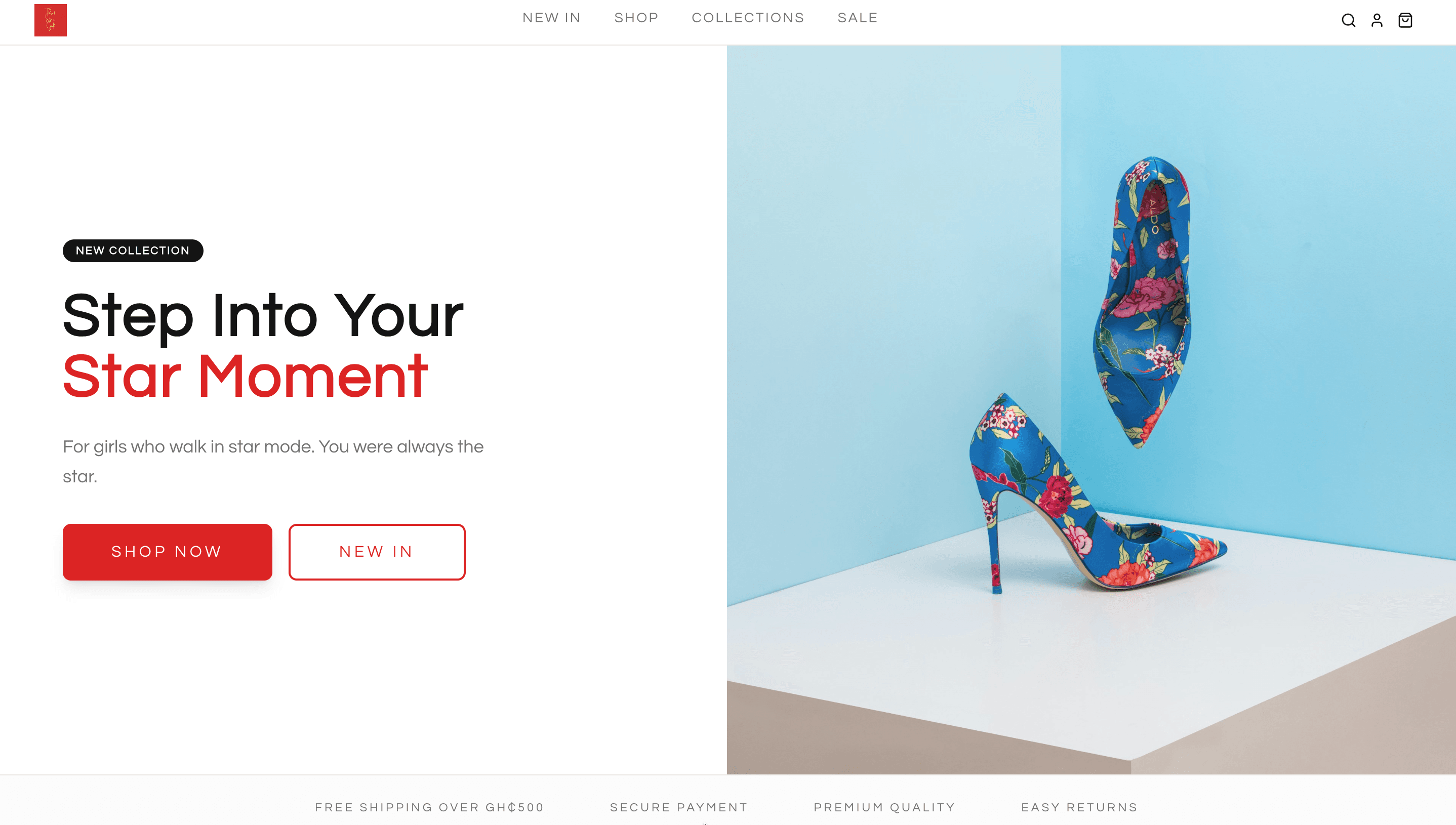 That Star Girl homepage preview